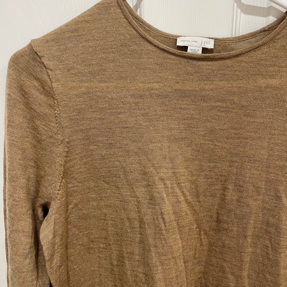 J.Jill merino wool sweater top size medium